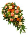 Cuscino floreale a goccia